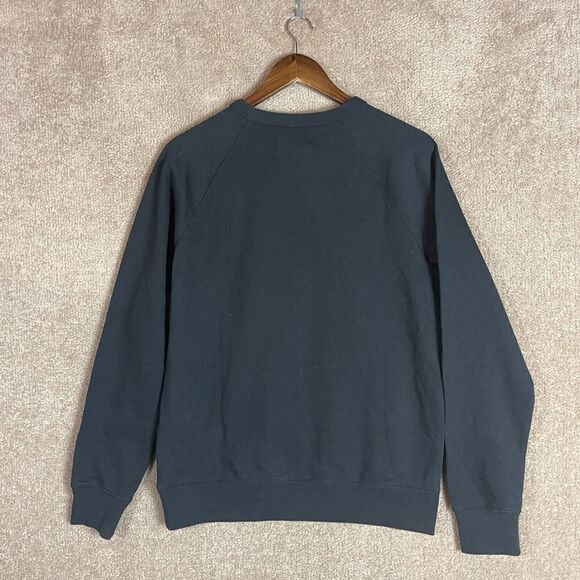 Everlane Sweatshirt Unisex Small Black 100% Human Typography Crew Terry NEW‎ - Picture 10 of 11